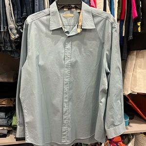 Burberry long sleeve men’s shirt worn once almost new XXL